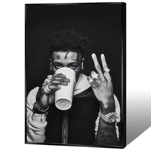 Vintage Music Poster Retro NBA YoungBoy Poster Rapper Poster  Room Decorative