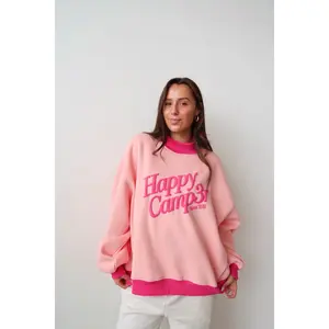Happy Camp3r Light Pink Puff Series Mockneck