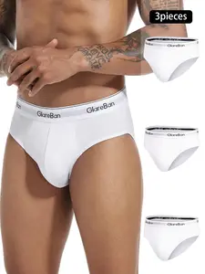 3pcs Pack Briefs for Men, Fashion Style Boxer Pants, Comfortable Underwear for Shorts, New Male Underpants, Ideal for Daily Wear