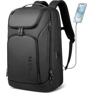 Business  Backpack for Men Anti- for 17.3 Inch Laptop with USB  Port Water-Resistant Large Durable Compact 30L for Travel College Work-Black