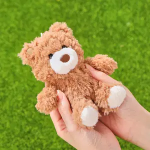 MINISO Gifford Bear Mini Plush Keychain | 14cm Cute Fuzzy Bear Bag Charm | Soft Vibrant Edition Teddy Bear Pendant | Kawaii Accessory & Gift for Friends