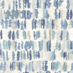 RoomMates Watercolor Fountain Blue Peel and Stick Wallpaper