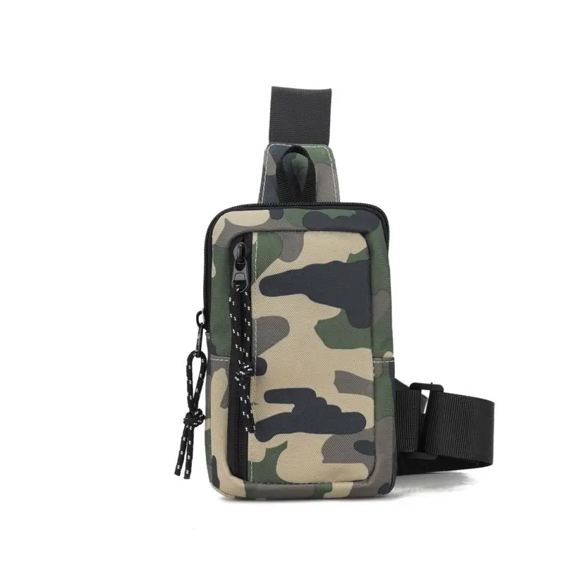 Camouflage Outdoor Sports Crossbody Bag, Lightweight Shoulder Backpack, Preppy Style Nylon Bag, Universal Sports Bag, Portable Crossbody Bag, Versatile Shoulder Bag, Bags Crossbody