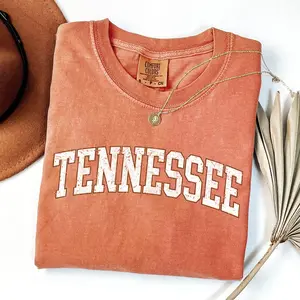 Comfort Colors Tennessee Football T-shirt, Game Day Tee, College Sports Tshirt, Big Game Tailgate Outfit, Touchdown Vibes, State Pride Tee