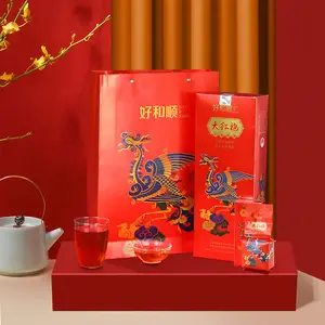 Premium Wuyi Mountain Ecological Rock Tea – HaoHeShun DaHongPao Rich & Mellow with Prominent "Yan Yun" (Rock Rhyme), Clear Amber Liquor, Fast Sweet Aftertaste，nature，Master-Crafted 216g/box Sour