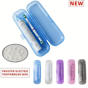 Universal Electric Toothbrush Travel Case with Toothpaste Dispenser and Compressed Towel, Multi-Functional Portable Organizer for Everyday Use and Travel, Ideal Gift for Holidays and Students, Toothbrush Storage