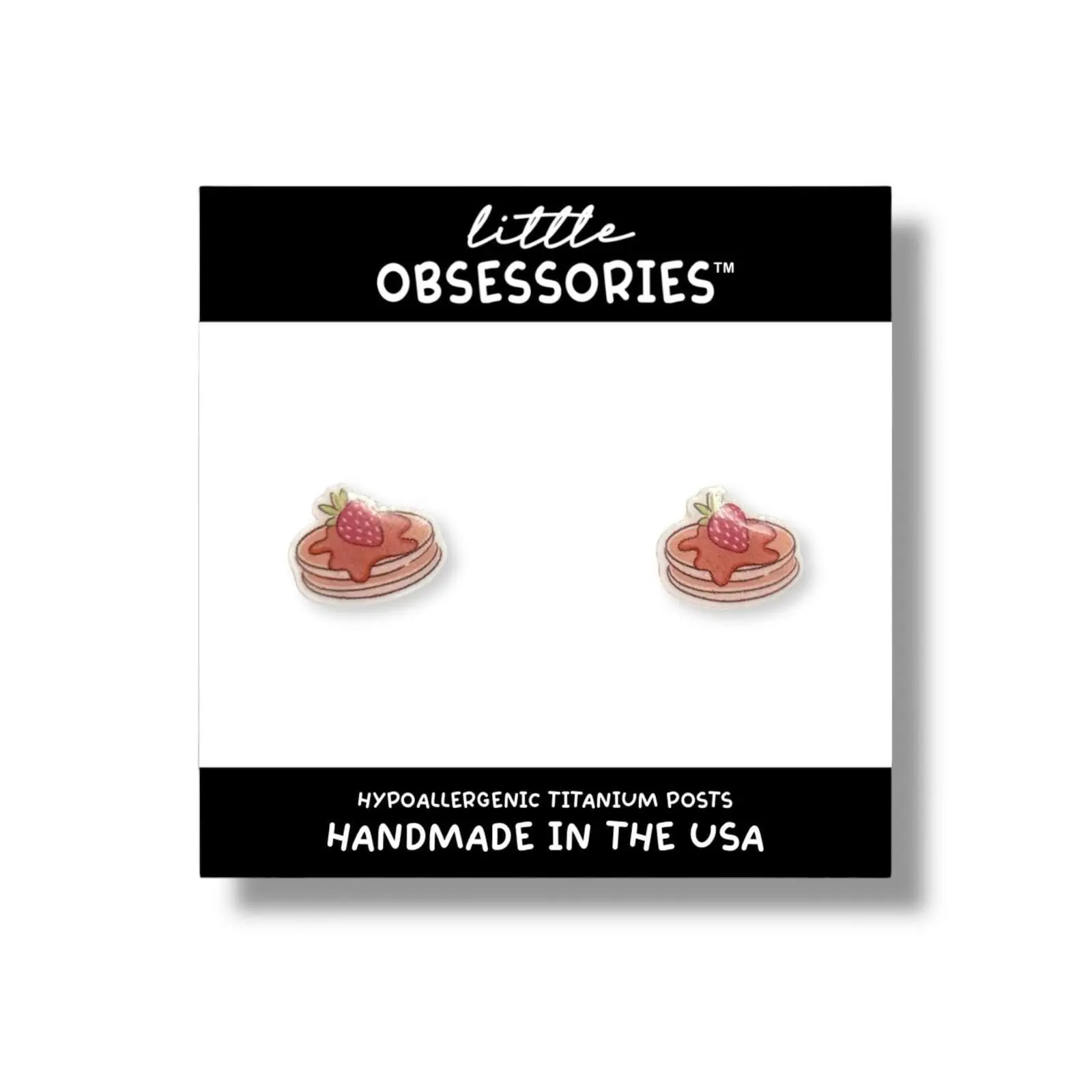 Pancake Stud Earrings