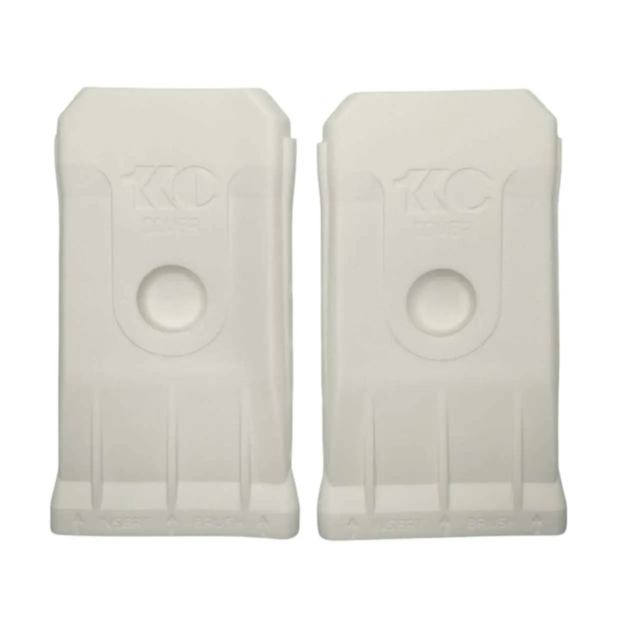 The 1KCover Premium Silicone Paint Brush Cover — White Set of 2