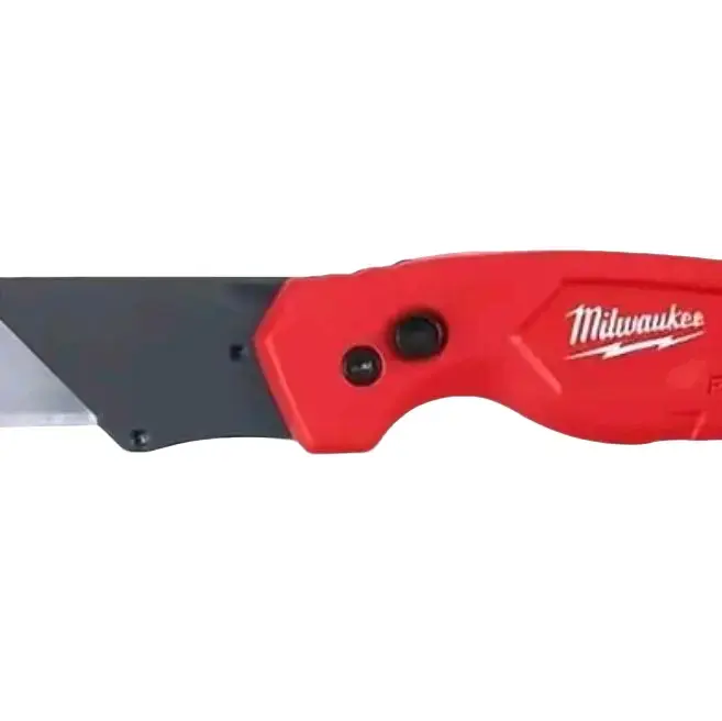 Milwaukee FASTBACK 48-22-1500 Compact Folding Utility Knife for Construction, Tools & Hardware Applications