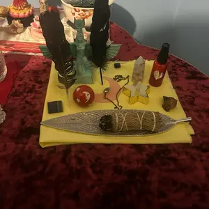 Goddess Isis Altar With Sacred Reiki Charged Items