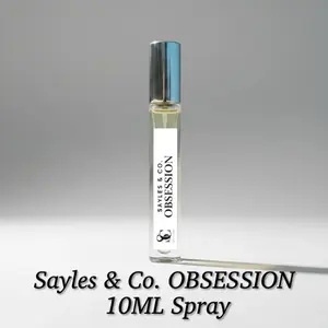 Sayles & Co. OBSESSION 10ML Spray - Smooth and Addictive Scent, Captivating Fragrance, Essential-Oil Rollerball, Long-Lasting Perfume