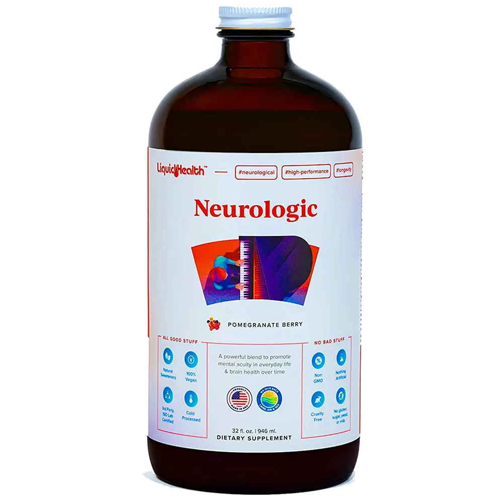 NeuroLogic Brain Health Liquid Bariatric Multivitamin Supplement | Essential Vitamins & Minerals | Vegan Liquid Dietary Supplement | Daily Wellness Support