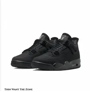 New High-Top Basketball Sneakers in Triple Black, Premium Suede Upper with Visible Air Cushioning, Comes with Original Box