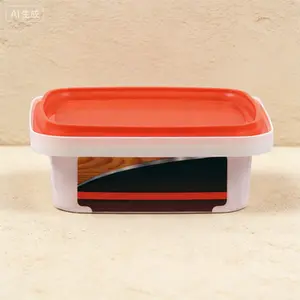 Professional Wood Filler 1/2-Pint for Interior Repairs, Ready-to-Use Wood Patch Compound, Fast-Drying & Stainable, Reusable Container for Gaps and Cracks