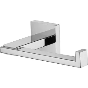 Chrome Toilet Paper Holder for Kitchen Bathroom Washroom Toilet Tissue Roll Holder Hold Mega Rolls Stainless Steel, Wall Mounted B2006CH