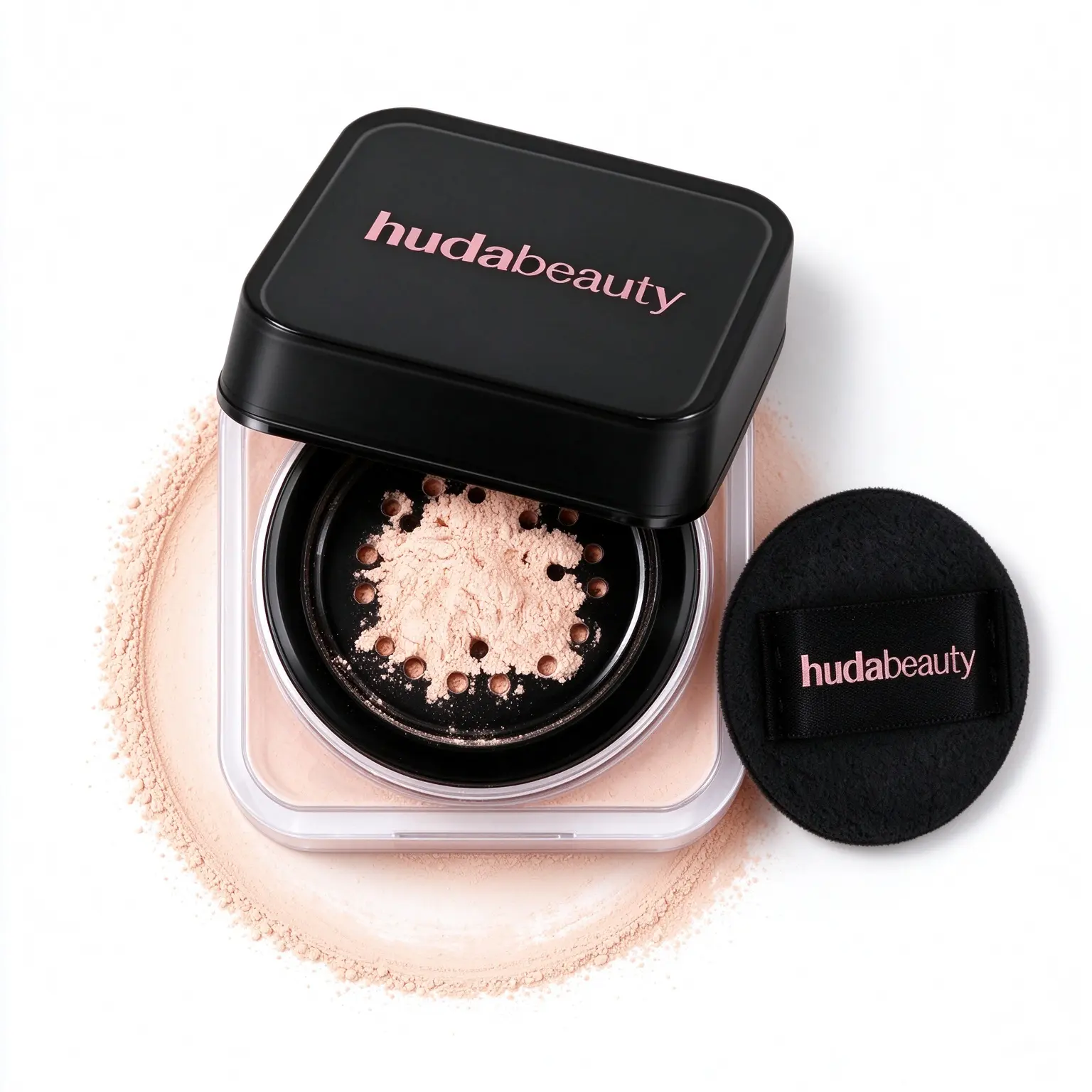 Huda Beauty Mini Easy Bake Loose Baking Setting Powder Portable Mini Size for Shine Control & Airbrushed Touch Up