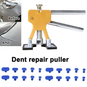 21pcs Professional Car Paintless Dent Removal Body Repair Dent Puller Remover Auto Suction Cup Repair Tools for Auto Repair Mechanic，Paintless Car Dent Repair Tool Kit