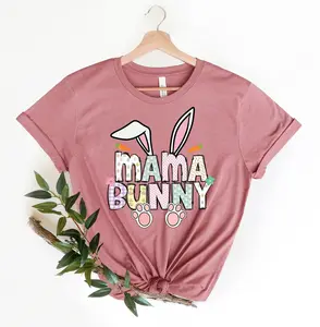 Mama Bunny Baby Bunny Shirt, Mama Bunny Baby Shirt, Easter Outfit, Easter Mom Shirt, Mama Bunny Tee, Pregnancy Announcement Easter