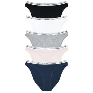 Calvin Klein Underwear Calvin Klein Bikini 5 Packs in Black, Classic White & Grey Heather & Dark Denim, & Potpourri