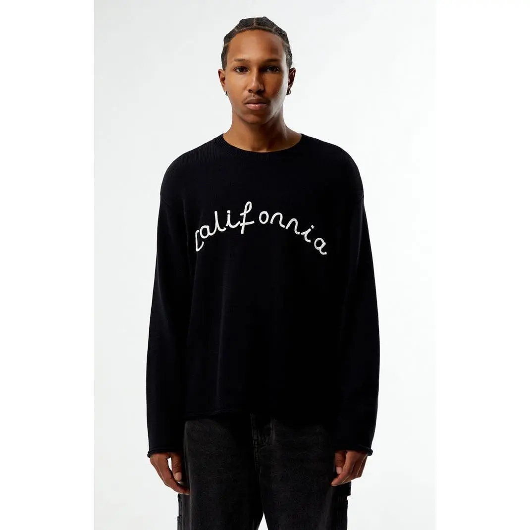 Pacsun Men's California Crew Neck Sweater Pacsun Men's California Crew Neck Sweater