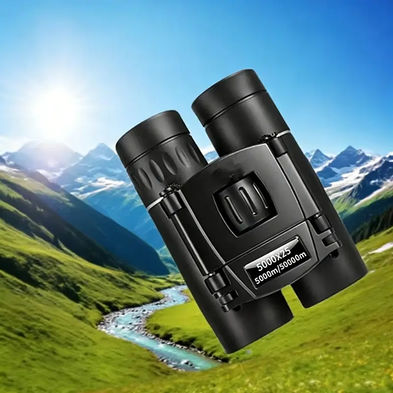 5000x25 Zoom HD Telescope, Professional Powerful High Definition Outdoor Binoculars, Long-Range Portable Monocular Optical Telescope for Camping, Travel, Wilderness Exploration, and Hunting Tracking