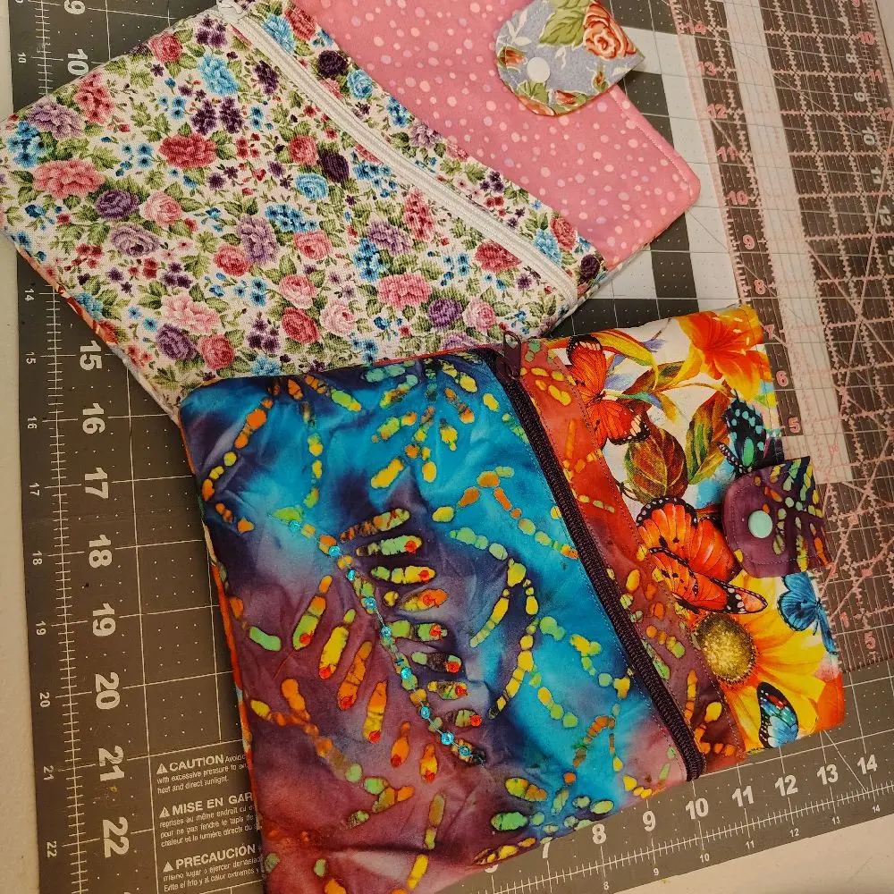 Zippered Book Sleeves - Assorted Designs  and Patterns for Kids and Adults