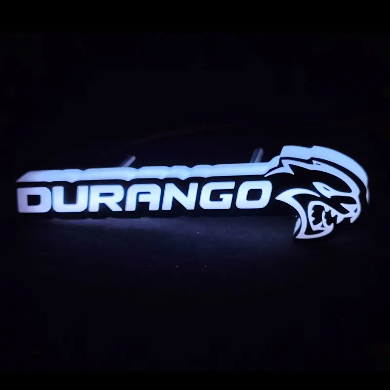 Durango Flow Series Hellcat LED Badge - Vibrant Multicolor Bluetooth App  Control RGBW Modes Weather Resistant Easy Install - TikTok Shop
