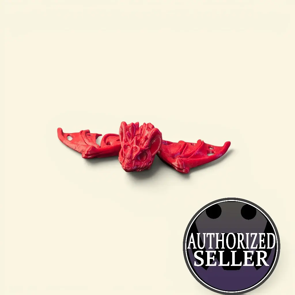 Gothic Flexi Bat Fidget | Articulated Winged Desk Pet