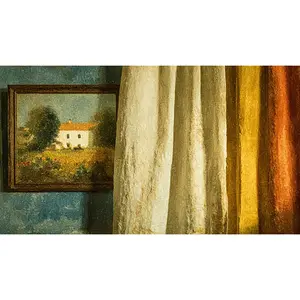 Muslin Curtains Morning Light