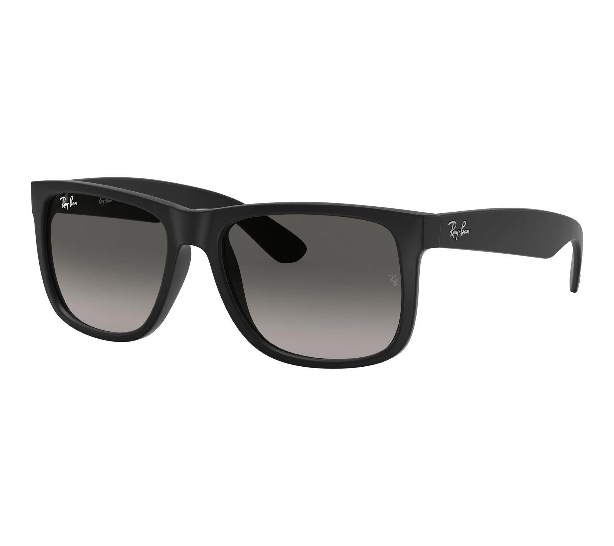 Ray-Ban Justin Classic Sunglasses- Matte Black/Grey-55mm