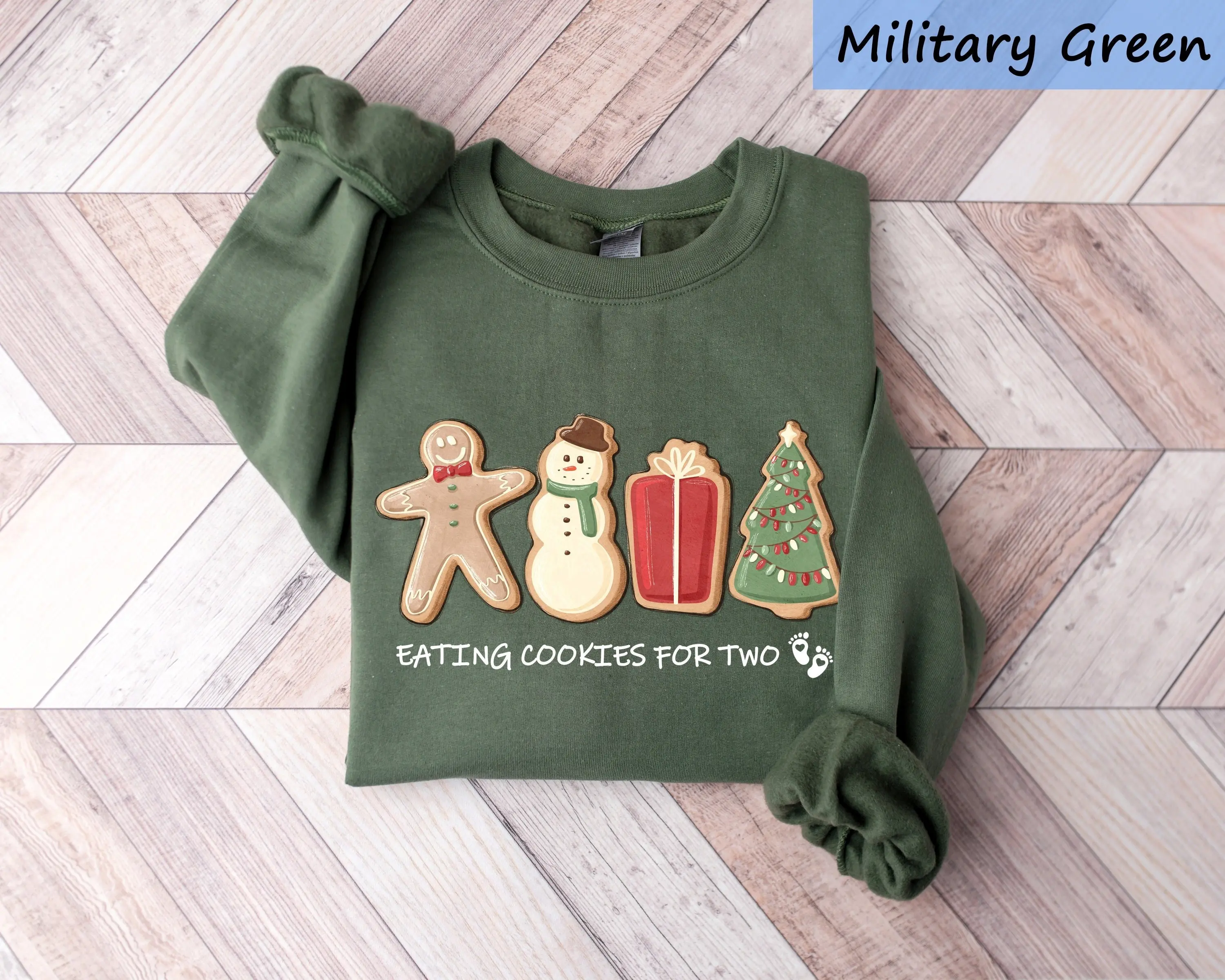 Pregnancy Christmas Shirt, Funny Maternity Xmas Sweatshirt, Pregnant Holiday Shirt, Gingerbread Cookie Reveal Tee, Xmas Gifts For Mom To Be Cotton Crewneck Sweater Womenswear Tops Women Lady
