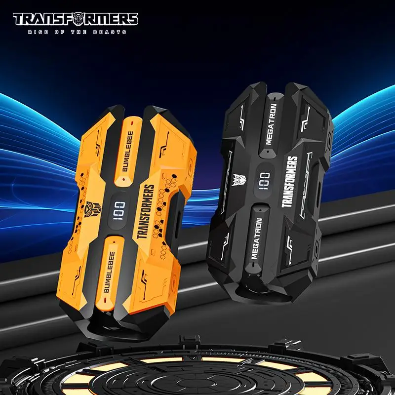 TRANSFORMERS TF-T51 Semi-in-ear Design Wireless Earphone, 1 Count Bluetooth-compatible 5.4 Chip Stable Connection Earphone, Long Battery Life Earbuds