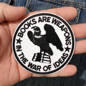 Eagle Embroidery Patch Applique, Back Adhesive Iron-On Repair Patches for Clothes Jackets Hats Accessories, Durable Fabric Stylish Embroidery Design