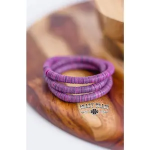 CRAZY TRAIN Purple Time Stopper Bracelet