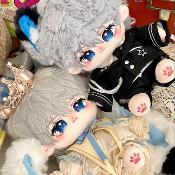 20cm Anime emsemble stars Shiina Niki Handsome Attribute Cosplay Soft Plush Doll Body Dress Up Stuffed Plushie Toys Dolls Xmas G
