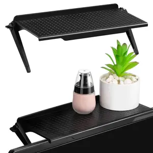 TV Screen Top Storage Rack, 1 Count Multifunctional Computer Screen Router Plastic Storage Rack, Home Organizer for School Office Home, Desk Organizer Tidy