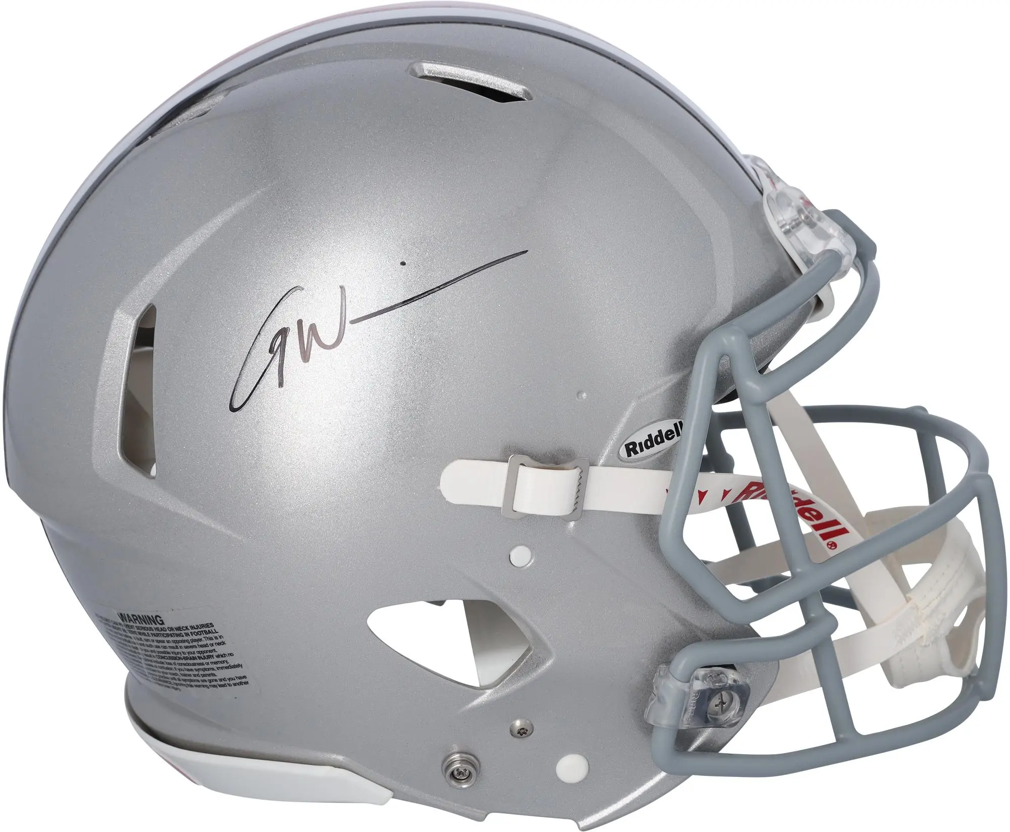 Garrett Wilson Ohio State Buckeyes Autographed Riddell Speed Authentic Helmet - Fanatics Authentic Certified