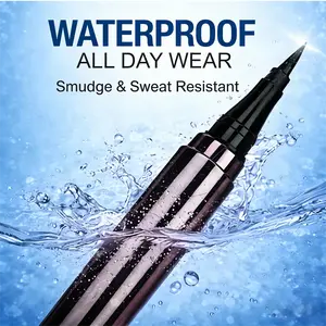 No Smudge Waterproof thin Eyeliner Pen, ALL DAY WEAR, Sweat-Proof, 1.7mm Precision Tip, Smooth Flow Ink, Quick Dry Formula, No Transfer, Long-Lasting, No Fading, free sample products