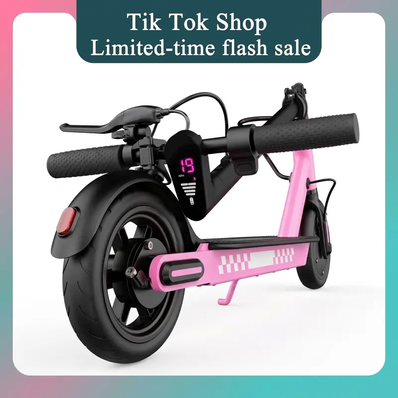 UMI D9 Unisex Foldable Portable Multifunctional Ride On E-Scooter for Adults, 350W Motor, 19 MPH Standard Speed, 28 MPH Max Speed via App Unlock, 16-22 Mi Range, 10in Solid Tires, Commuting Electric Scooter with Cruise Control