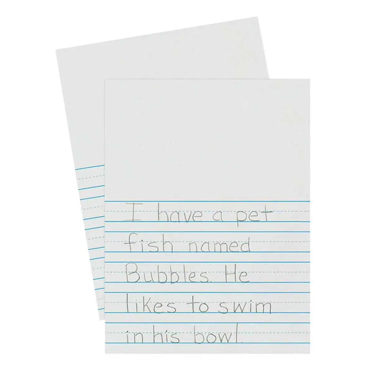 Pacon News Ruled Paper - 9x12 in, 0.87 in Rule, White, 3 Reams (500 Sheets/Ream), Top Blank Space, Double-Sided Printable, Easy-to-Use Scrapbooking DIY Project Supply