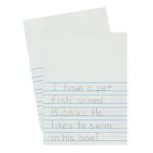 Pacon News Ruled Paper - 9x12 in, 0.87 in Rule, White, 3 Reams, 500 Sheets per Ream, Blank Space at the Top, Printable Both Sides, Ease of Use, Adds Value for Scrapbooking DIY Projects