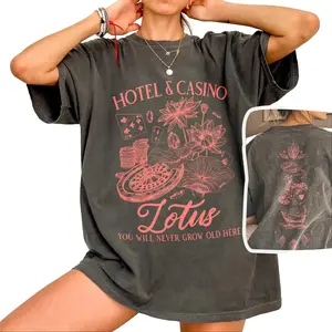 Comfort Colors Lotus Hotel Casino Shirt, Percy Jackson Tee, Fantasy Book Shirt, Camp Half Blood T Shirt, Mythology Book Tee, Bookish Reader Shirt, Vintage Fantasy Tee, Casual Fit Tee, Trendy Graphic Shirt