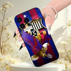 A Trendy And Popular High-Quality Soft Protective Phone Case Featuring The Barcelona Eagle Design, Compatible with for iphone Models /11/12/13/14/15/16 17 Air Plus Pro Max Mini 16E. It'S a Perfect Gift for Holidays Or Birthdays for Your Girlfriend, Bo