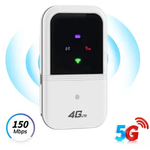 WiFi 4G LTE Mobile Hotspot Router, 2.4G/5G Multi-Link Worldwide Portable High Speed Hotspot , 10 Devices No SIM Card Needed，UK& Whole EU-Wide Use