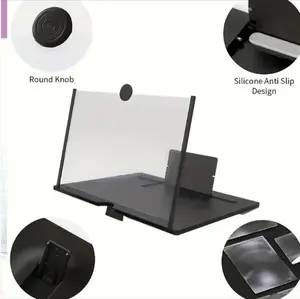 Mobile Phone Magnifier - Ultra-HD Screen Magnifier for Easy TV Viewing Orientation for Landscapes Use Eye Protection Full-Screen Mobile Phone Magnification