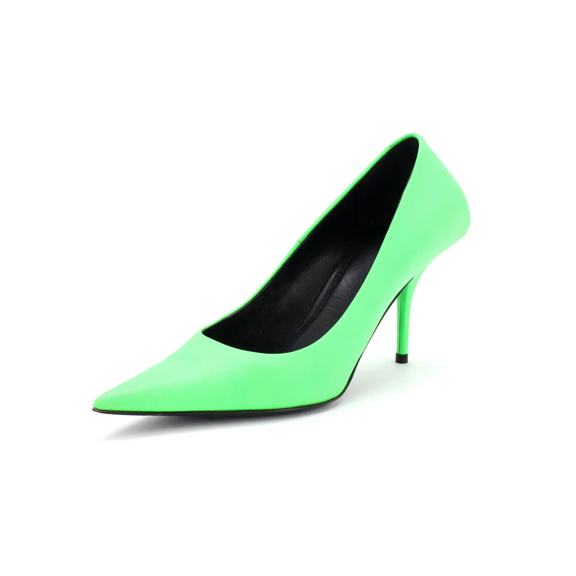 Pre-owned Balenciaga Women's Square Knife Pumps Leather by Rebag