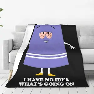 Love Hate Towelie Southpark Merch Blanket Ultra Soft Funny Throw Blankets for Sofa