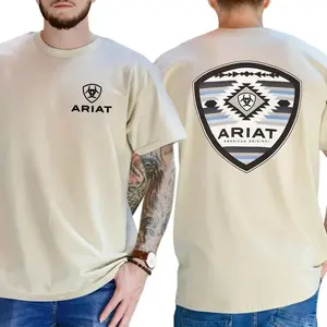 Ariat Men's Geo Logo Short Sleeve Graphic T-shirt, Western Wear For Men, Outdoor Menswear, Streetwear, Gift For Him