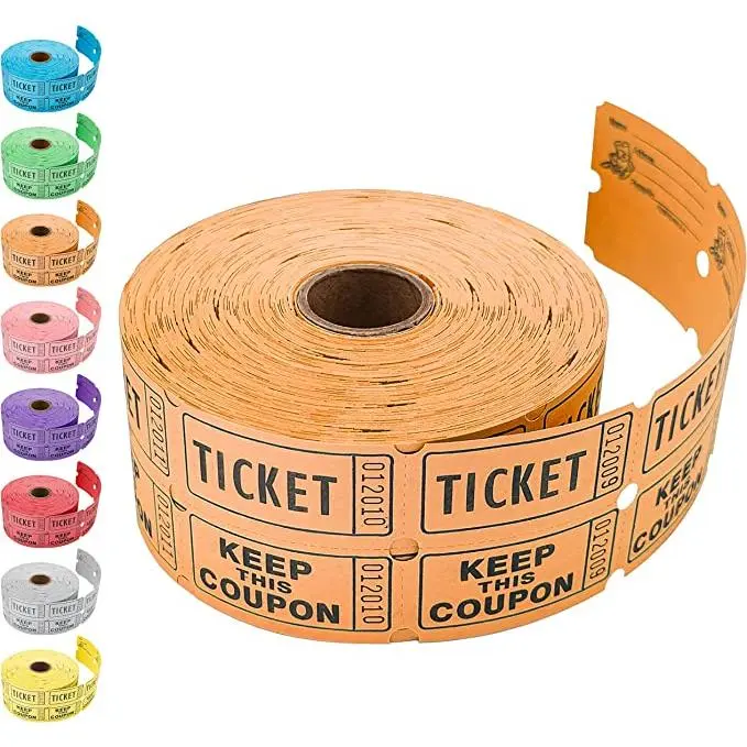 Raffle Tickets: Double Roll (1000 Per Roll)