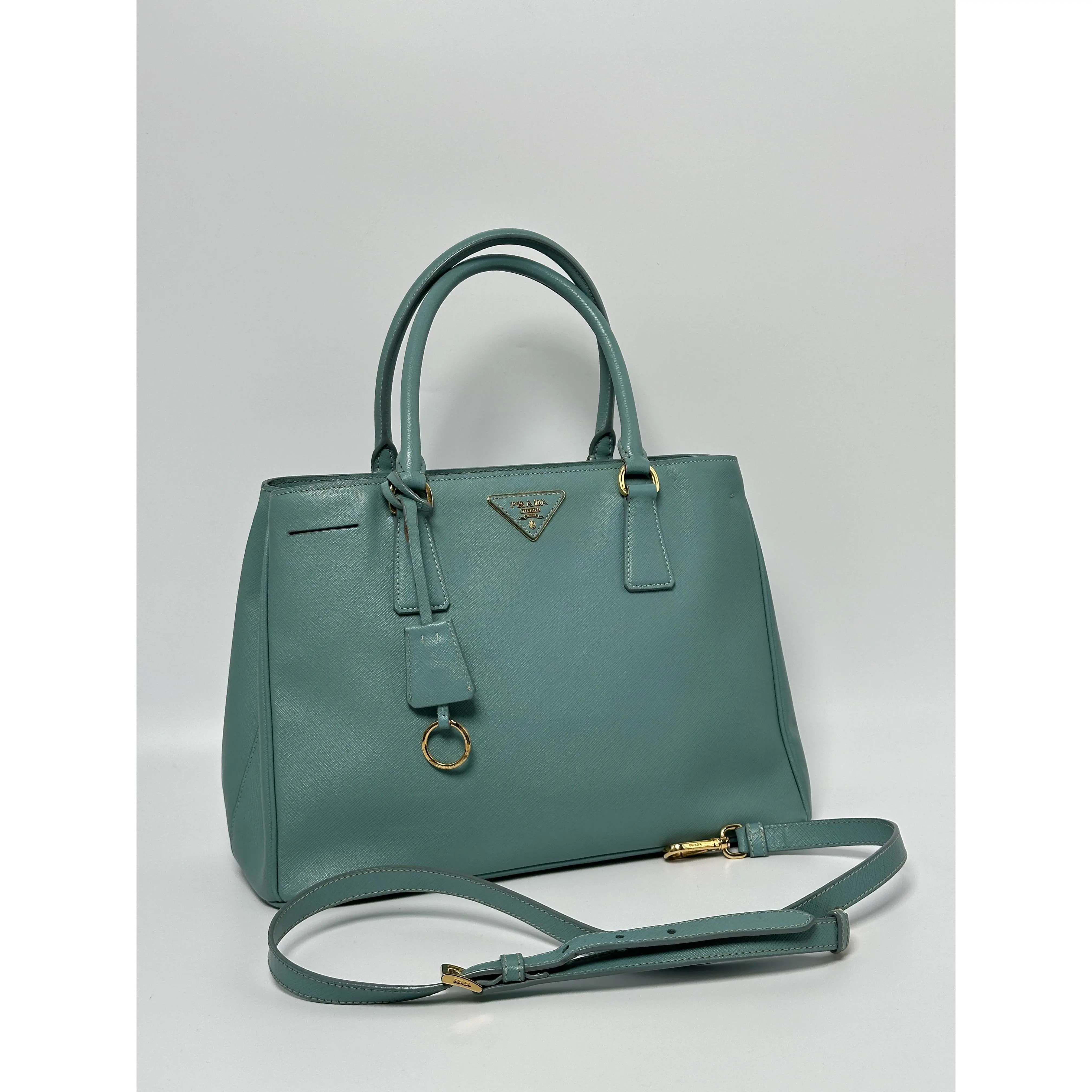 Pre-owned PRADA leather Shoulder Bags Tote Shoulder Bag ZS058PR